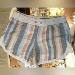 Athleta Multicolor Striped Shorts